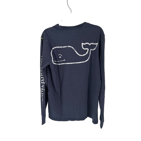 Vineyard Vines Long Sleeve Tee T-Shirt Blue Cotton Size XSmall - Picture 1 of 4